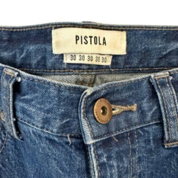 Pistola | Women's Dark Wash Denim Distressed Jeans Size 30 - Picture 4 of 9